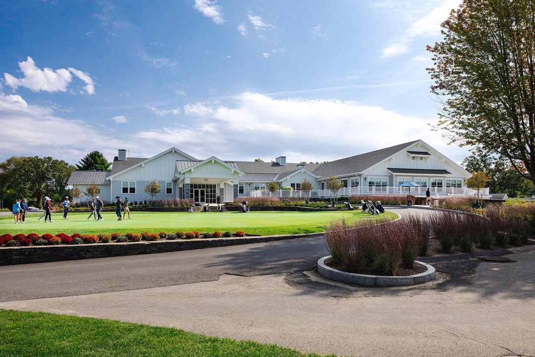 Our full gut and renovation of the gorgeous Nashawtuc Country Club is complete! ud83eudd29 This project in #Concord MA received multiple additions totaling 15,000sf that included a new fitness center, pro shop, ballroom, and screened-in decks. nnExisting spaces like the menu2019s and womenu2019s lockers rooms, lounge areas, upper-level kitchen, formal dining room, and bridal suite were renovated to give the clubhouse an open, contemporary feel. With modern farmhouse and upscale residential design details, this stunning spot is exactly where we want to be! nnArchitecture and beautiful finishes by Maugel Architectsud83dudc4f