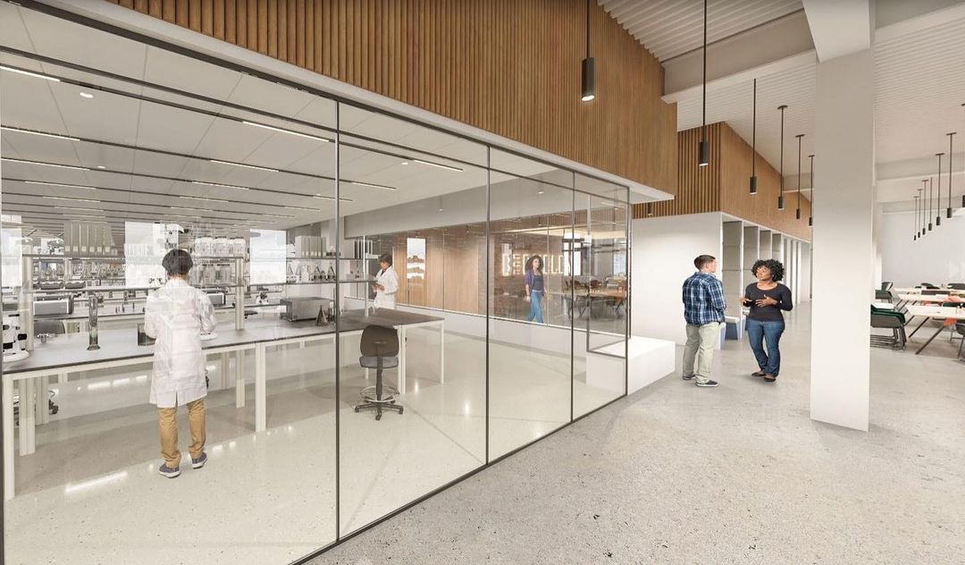 Exchange 200 in #Malden is converting to a life-sciences laboratory! ud83euddea Our #DellbrookJKS team renovated this 4-story building in 2020, and we are excited to return for the fit-out of three lab suites. Read more with the link in our bio!nnArchitect & Lab Rendering: @tria_inc nOwner: Berkeley Investments, Inc.