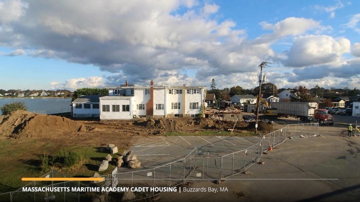 Check out this demolition time-lapse at @massmaritime! ud83dudea7 This site-prep is making way for a new 31,000 SF, three-story cadet housing building. The first floor will contain meeting rooms, a prep kitchen, and a large meeting space, while the upper floors will hold 34 cadet dorm rooms.nnArchitect: @brunercottnOPM: Compass Project Management, Inc.