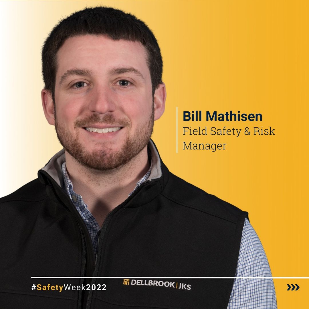We&#039;re pleased to introduce Bill Mathisen, #DellbrookJKS team member for two years and our last Field Safety &amp; Risk Manager highlight for #SafetyWeek2022. ud83dudc77  He is a diehard Boston Celtics fan! Bill says &quot;The playoffs are on right now and I do not miss a game&quot;. Bill is also getting married in June, which he, his fiancu00e9e, and dog Charlie are all very excited about. nnWe&#039;re grateful for Bill&#039;s efforts to maintain a safe #DellbrookJKS working environment, and are sending him a big thank you!nnRead more about Safety365u2122 by clicking the link in our bio!nn#ConstructionSafetyWeek #ConstructionSafetyWeek2022 #SafetyWeek